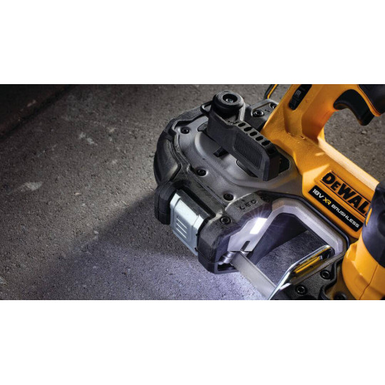 Купити Пила стрічкова акумуляторна безщіткова DeWALT DCS377NT. Офіційний магазин Toolmaster Україна. Фірмовий інструмент та обладнання, офіційна гарантія