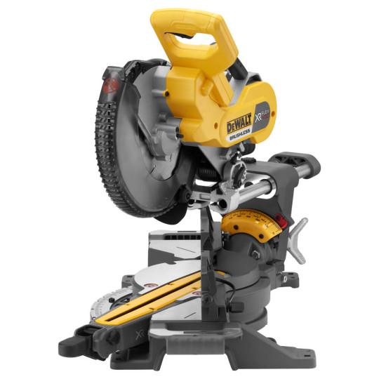 Купити Пила торцювальна акумуляторна безщіткова DeWALT DCS727T2. Офіційний магазин Toolmaster Україна. Фірмовий інструмент та обладнання, офіційна гарантія