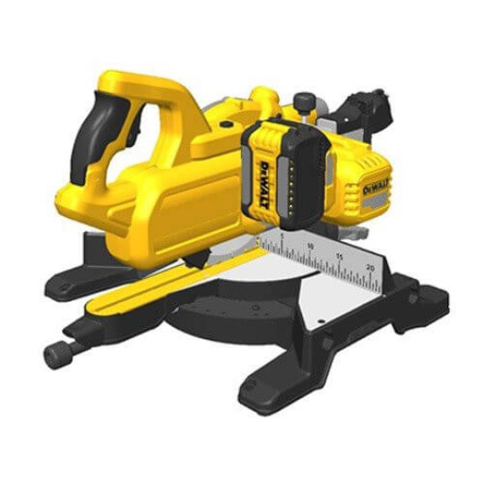 Купити Пила торцювальна акумуляторна DeWALT DCS777T2. Офіційний магазин Toolmaster Україна. Фірмовий інструмент та обладнання, офіційна гарантія