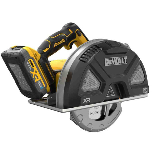 Купити Пила дисковая по металлу аккумуляторная DeWALT DCS383H2. Официальный магазин Toolmaster Украина. Фирменный инструмент и оборудование, официальная гарантия