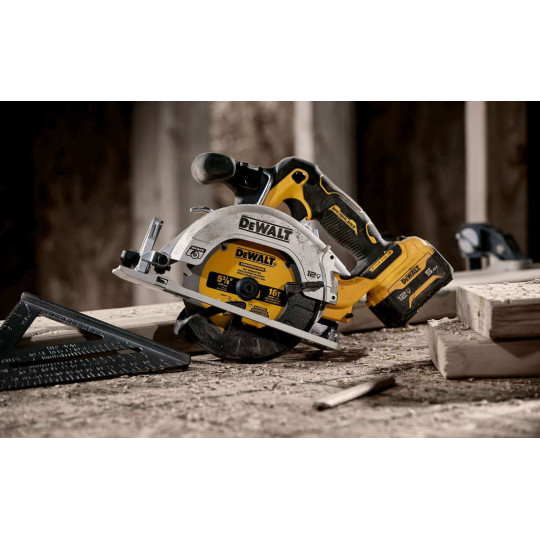 Купити Пила дискова акумуляторна безщіткова DeWALT DCS512P2. Офіційний магазин Toolmaster Україна. Фірмовий інструмент та обладнання, офіційна гарантія
