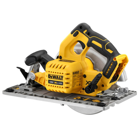 Купити Пилка дискова акумуляторна безщіткова DeWALT DCS572N. Офіційний магазин Toolmaster Україна. Фірмовий інструмент та обладнання, офіційна гарантія