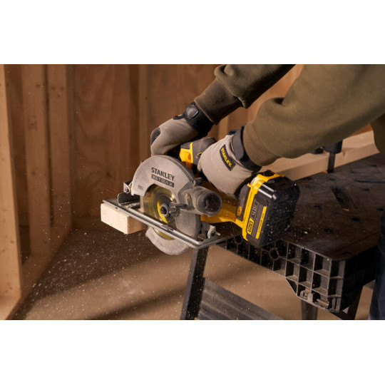 Купити Пила циркулярна акумуляторна STANLEY FATMAX SFMCS500B. Офіційний магазин Toolmaster Україна. Фірмовий інструмент та обладнання, офіційна гарантія