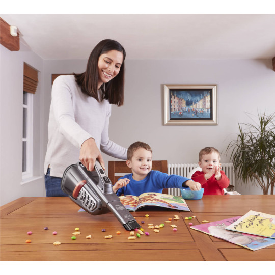 Купити Пилосос акумуляторний BLACK+DECKER BHHV520JF. Офіційний магазин Toolmaster Україна. Фірмовий інструмент та обладнання, офіційна гарантія
