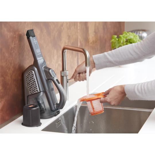 Купити Пилосос акумуляторний BLACK+DECKER BHHV520JF. Офіційний магазин Toolmaster Україна. Фірмовий інструмент та обладнання, офіційна гарантія