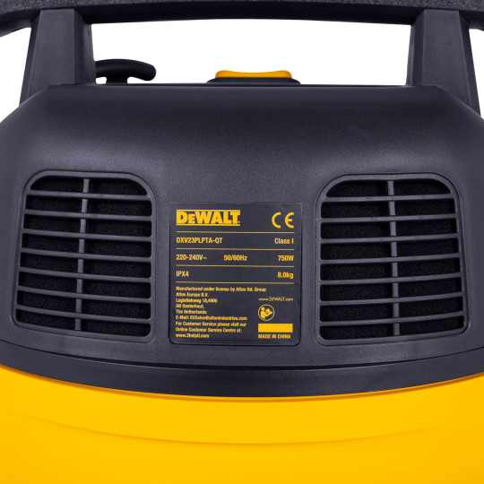 Купити Пилосос мережевий DeWALT DXV23PLPTA-QT. Офіційний магазин Toolmaster Україна. Фірмовий інструмент та обладнання, офіційна гарантія