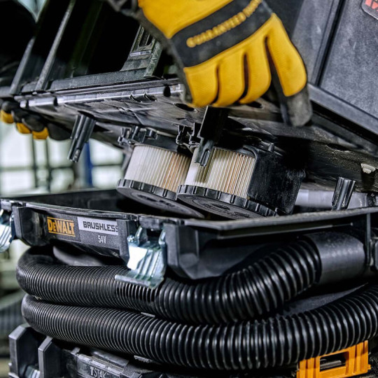Купити Пилосос акумуляторний безщітковий DeWALT DCV586MT2. Офіційний магазин Toolmaster Україна. Фірмовий інструмент та обладнання, офіційна гарантія