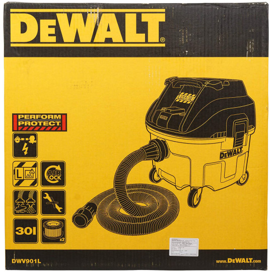 Купити Пилосос мережевий DeWALT DWV901L. Офіційний магазин Toolmaster Україна. Фірмовий інструмент та обладнання, офіційна гарантія