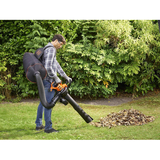 Купити Садовый пылесос электрический BLACK+DECKER BEBLV300. Официальный магазин Toolmaster Украина. Фирменный инструмент и оборудование, официальная гарантия