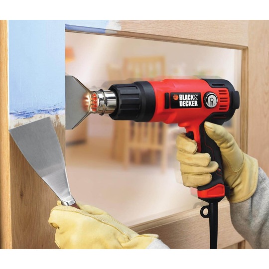 Купити Пістолет гарячого повітря - фен мережевий BLACK+DECKER KX2200K. Офіційний магазин Toolmaster Україна. Фірмовий інструмент та обладнання, офіційна гарантія