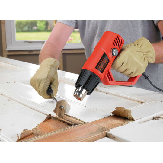 Купити Пістолет гарячого повітря - фен мережевий BLACK+DECKER KX2001. Офіційний магазин Toolmaster Україна. Фірмовий інструмент та обладнання, офіційна гарантія