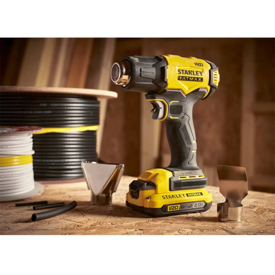Купити Пістолет гарячого повітря акумуляторний STANLEY FATMAX SFMCE530B. Офіційний магазин Toolmaster Україна. Фірмовий інструмент та обладнання, офіційна гарантія