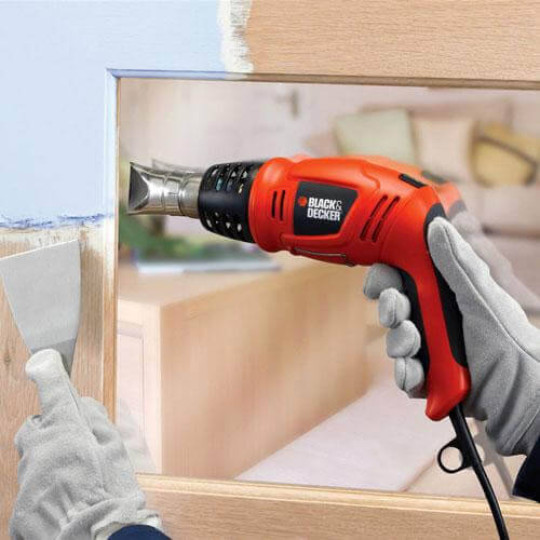 Купити Пистолет горячего воздуха - фен сетевой BLACK+DECKER KX1693. Официальный магазин Toolmaster Украина. Фирменный инструмент и оборудование, официальная гарантия
