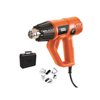 Купити Пістолет гарячого повітря - фен мережевий BLACK+DECKER KX2001K. Офіційний магазин Toolmaster Україна. Фірмовий інструмент та обладнання, офіційна гарантія