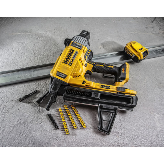 Купити Пістолет цвяхозабивний по бетону акумуляторний безщітковий DeWALT DCN890N. Офіційний магазин Toolmaster Україна. Фірмовий інструмент та обладнання, офіційна гарантія