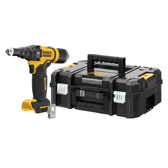 Купити Заклепочник акумуляторний безщітковий DeWALT DCF403NT. Офіційний магазин Toolmaster Україна. Фірмовий інструмент та обладнання, офіційна гарантія
