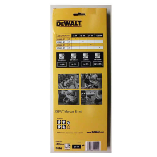 Купити Полотно пильне для металу DeWALT DT8461. Офіційний магазин Toolmaster Україна. Фірмовий інструмент та обладнання, офіційна гарантія