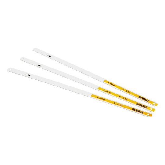 Купити Набор полотен по металлу Bi-Metal 300 мм, 3 шт DeWALT DWHT0-20558. Официальный магазин Toolmaster Украина. Фирменный инструмент и оборудование, официальная гарантия