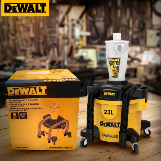 Купити Фільтр-циклон DeWALT DXVCS002. Офіційний магазин Toolmaster Україна. Фірмовий інструмент та обладнання, офіційна гарантія