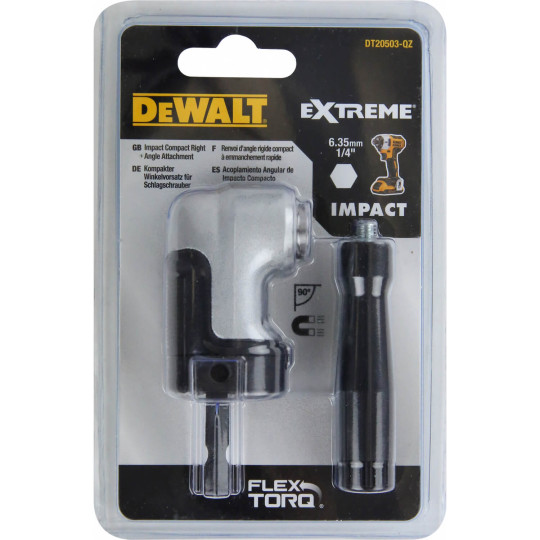 Купити Насадка кутова DeWALT DT20503. Офіційний магазин Toolmaster Україна. Фірмовий інструмент та обладнання, офіційна гарантія