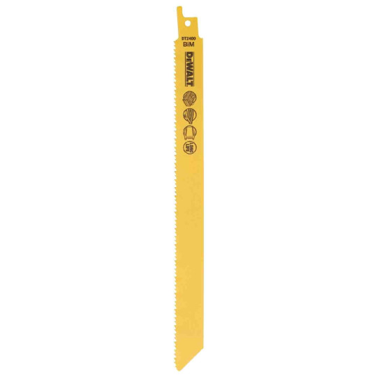 Купити Полотно пиляльне DeWALT, BiM, для шабельних пил DeWALT DT2400_1. Офіційний магазин Toolmaster Україна. Фірмовий інструмент та обладнання, офіційна гарантія