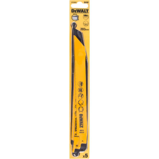 Купити Полотно пильне для металу DeWALT DT2353. Офіційний магазин Toolmaster Україна. Фірмовий інструмент та обладнання, офіційна гарантія