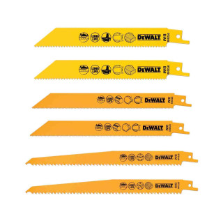Купити Набір полотен пиляльних DeWALT, для шабельних пил DeWALT DT2444. Офіційний магазин Toolmaster Україна. Фірмовий інструмент та обладнання, офіційна гарантія