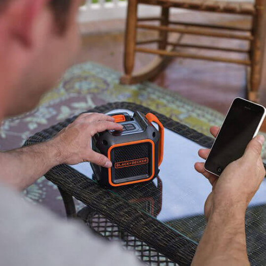Купити Колонка портативна акумуляторна BLACK+DECKER BDCSP18N. Офіційний магазин Toolmaster Україна. Фірмовий інструмент та обладнання, офіційна гарантія