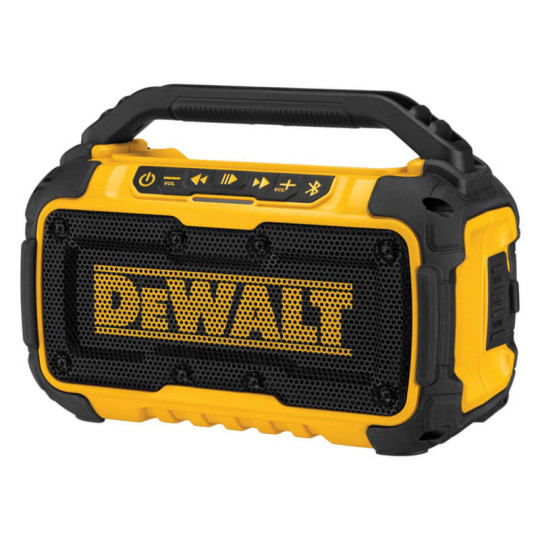 Купити Колонка портативна акумуляторна DeWALT DCR011. Офіційний магазин Toolmaster Україна. Фірмовий інструмент та обладнання, офіційна гарантія