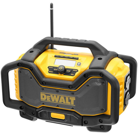 Купити Зарядний пристрій-радіоприймач DeWALT DCR027. Офіційний магазин Toolmaster Україна. Фірмовий інструмент та обладнання, офіційна гарантія