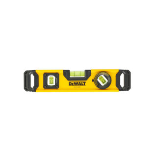 Купити Уровень TORPEDO из алюминия длиной 230 мм с 3 капсулами и магнитами DeWALT DWHT0-43003. Официальный магазин Toolmaster Украина. Фирменный инструмент и оборудование, официальная гарантия