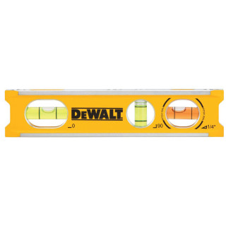 Купити Уровень BILLET TORPEDO из алюминия длиной 165 мм с 3 капсулами и магнитами DeWALT DWHT42525-0. Официальный магазин Toolmaster Украина. Фирменный инструмент и оборудование, официальная гарантия