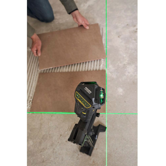 Купити Рівень лазерний FatMax®MultilineGreen трипроменевий площинний самовирівнюючий, валіза STANLEY FMHT1-77356. Офіційний магазин Toolmaster Україна. Фірмовий інструмент та обладнання, офіційна гарантія