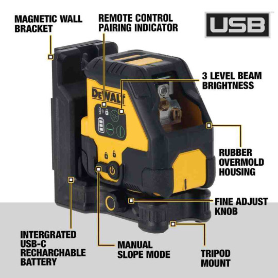 Купити Рівень лазерний лінійний DeWALT DCLE14201GB. Офіційний магазин Toolmaster Україна. Фірмовий інструмент та обладнання, офіційна гарантія