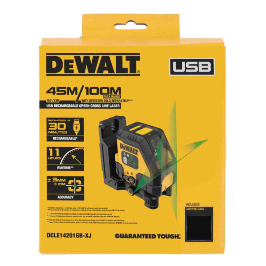Купити Рівень лазерний лінійний DeWALT DCLE14201GB. Офіційний магазин Toolmaster Україна. Фірмовий інструмент та обладнання, офіційна гарантія