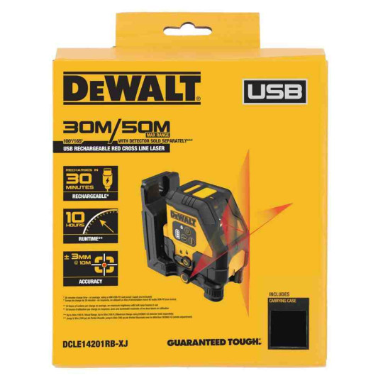 Купити Рівень лазерний лінійний DeWALT DCLE14201RB. Офіційний магазин Toolmaster Україна. Фірмовий інструмент та обладнання, офіційна гарантія