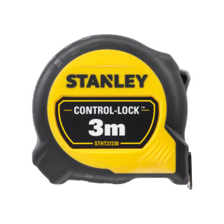 Купити Рулетка вимірювальна CONTROL-LOCK довжиною 3 м, шириною 19 мм, в обгумованому корпусі, з подвійною шкалою STANLEY STHT37230-0. Офіційний магазин Toolmaster Україна. Фірмовий інструмент та обладнання, офіційна гарантія
