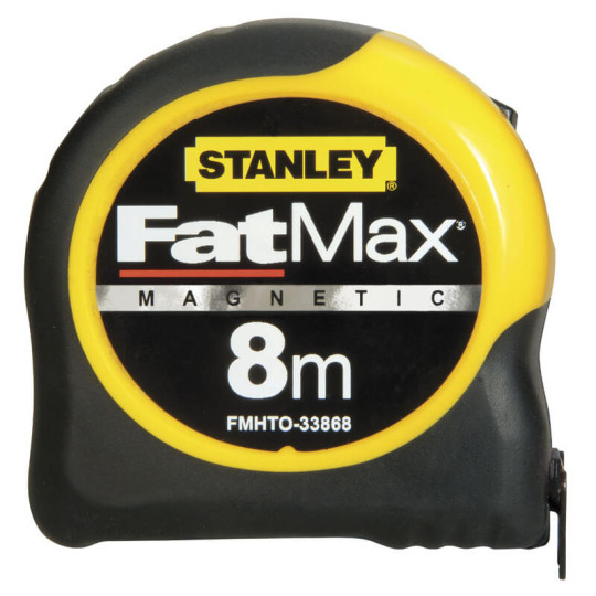 Купити Рулетка вимірювальна FatMax Blade Armor довжиною 8 м, шириною 32 мм, магнітна STANLEY FMHT0-33868. Офіційний магазин Toolmaster Україна. Фірмовий інструмент та обладнання, офіційна гарантія