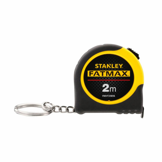 Купити Рулетка-брелок FATMAX, 2 м х 13 мм в резиновом корпусе STANLEY FMHT1-33856. Официальный магазин Toolmaster Украина. Фирменный инструмент и оборудование, официальная гарантия