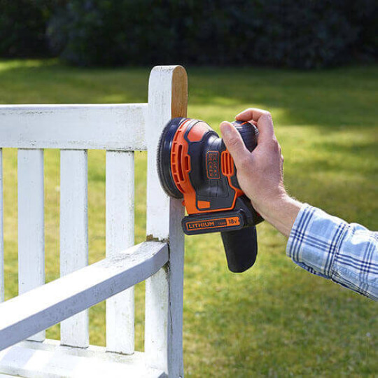 Купити Шліфмашина ексцентрикова акумуляторна BLACK+DECKER BDCROS18. Офіційний магазин Toolmaster Україна. Фірмовий інструмент та обладнання, офіційна гарантія