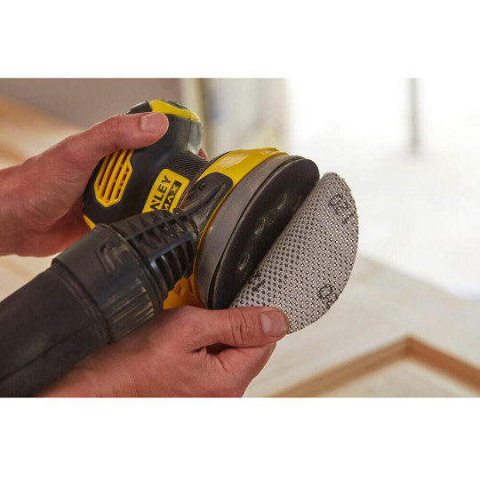 Купити Шліфмашина ексцентрикова акумуляторна безщіткова STANLEY FATMAX SFMCW220D1S. Офіційний магазин Toolmaster Україна. Фірмовий інструмент та обладнання, офіційна гарантія