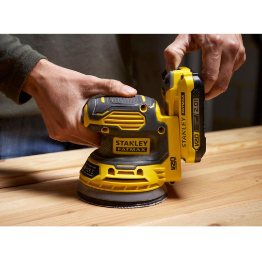 Купити Шліфмашина ексцентрикова акумуляторна безщіткова STANLEY FATMAX SFMCW220D1S. Офіційний магазин Toolmaster Україна. Фірмовий інструмент та обладнання, офіційна гарантія