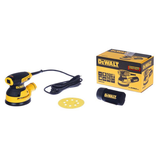 Купити Шліфмашина ексцентрикова мережева DeWALT DWE6423. Офіційний магазин Toolmaster Україна. Фірмовий інструмент та обладнання, офіційна гарантія
