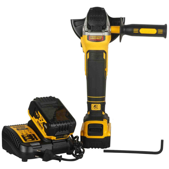 Купити Шліфмашина кутова - болгарка акумуляторна безщіткова DeWALT DCG405S2T. Офіційний магазин Toolmaster Україна. Фірмовий інструмент та обладнання, офіційна гарантія