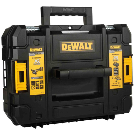 Купити Шліфмашина кутова - болгарка акумуляторна безщіткова DeWALT DCG405S2T. Офіційний магазин Toolmaster Україна. Фірмовий інструмент та обладнання, офіційна гарантія