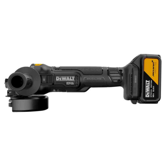 Купити Шліфмашина кутова - болгарка акумуляторна безщіткова McLaren F1 TEAM SPECIAL EDITION DeWALT DCG45MP2T. Офіційний магазин Toolmaster Україна. Фірмовий інструмент та обладнання, офіційна гарантія