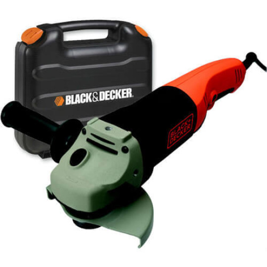 Купити Шліфмашина кутова - болгарка мережева BLACK+DECKER KG1202K. Офіційний магазин Toolmaster Україна. Фірмовий інструмент та обладнання, офіційна гарантія