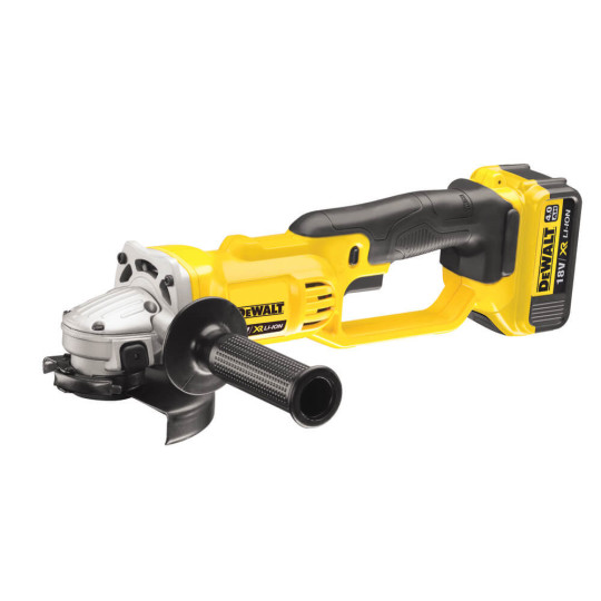 Купити Шліфмашина кутова - болгарка акумуляторна DeWALT DCG412M2. Офіційний магазин Toolmaster Україна. Фірмовий інструмент та обладнання, офіційна гарантія