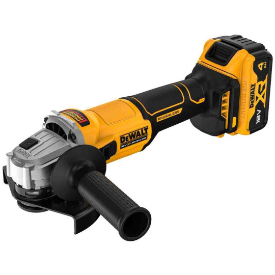 Купити Шліфмашина кутова - болгарка акумуляторна безщіткова DeWALT DCG407M2T. Офіційний магазин Toolmaster Україна. Фірмовий інструмент та обладнання, офіційна гарантія