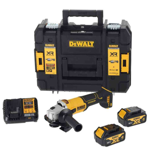Купити Шліфмашина кутова - болгарка акумуляторна безщіткова DeWALT DCG407M2T. Офіційний магазин Toolmaster Україна. Фірмовий інструмент та обладнання, офіційна гарантія